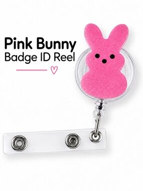 Pink Bunny Badge ID Reel